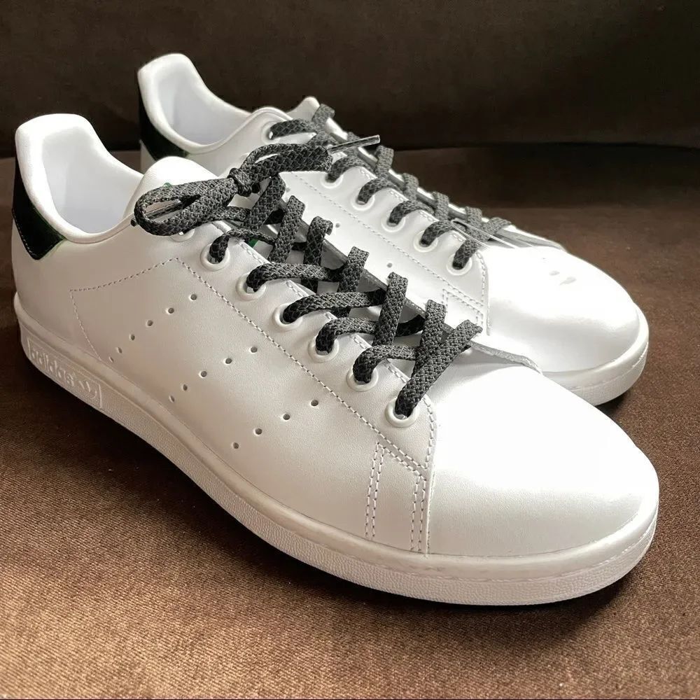 New White Black Stan Smith Adidas court sneakers Womens 9 US 41 1/3 EUR - Picture 2 of 14